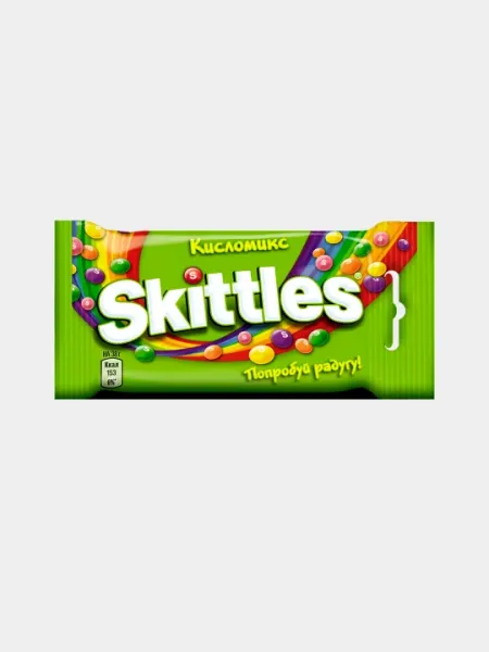 Skittles Кисломикс (EU) 38 г × 14 шт - Конфеты, карамель, леденцы