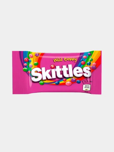 Skittles Лесные Ягоды (EU) 38 г × 14 шт - Конфеты, карамель, леденцы