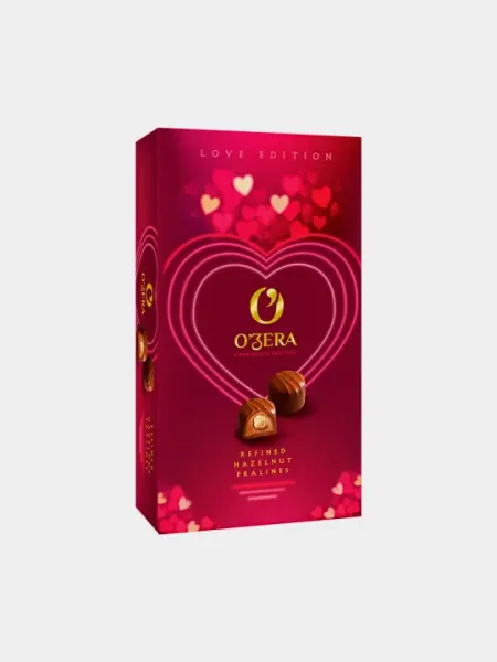 Шоколадные конфеты OZera пралине с цельным фундуком - Конфеты, карамель, леденцы