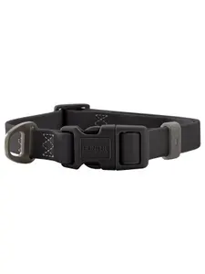 Ошейник для собак Hunter Havanna M 30-45 см, биотановый, черный