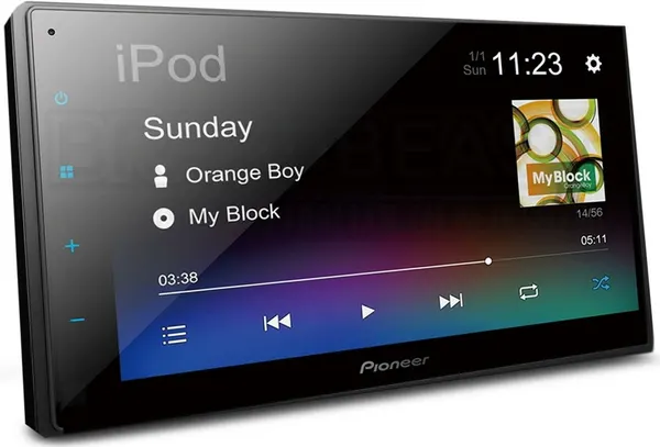 Автомагнитола Pioneer MVH-S345BT, сенсорный экран, мультимедийный