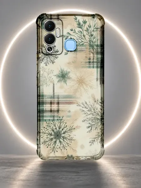 Чехол на Infinix Hot 12 Play с принтом зимний NastishkaCase
