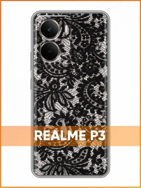 Чехол на Realme P3 с принтом Кружева Case Face
