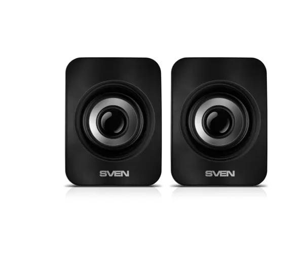 Портативные колонки SVEN SPS-130, пластик, черный, 6Вт, 100-20000Гц