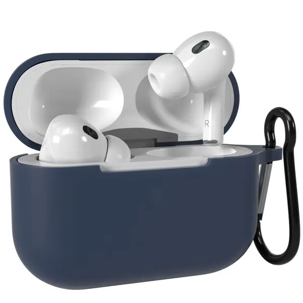 Защитный кейс для наушников AirPods Pro / AirPods Pro 2, темно-синий