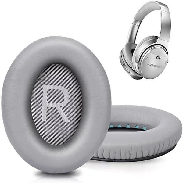 Амбушюры MyPads для наушников BOSE QuietComfort 35 серые сменные накладки из мягкой пены