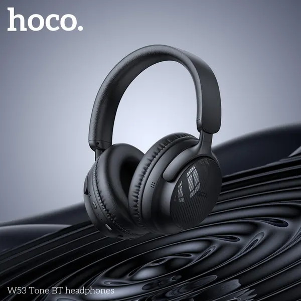 HOCO W53 — беспроводные накладные наушники с шумоподавлением и 46 часами работы