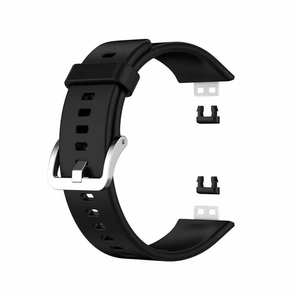 Силиконовый ремешок для Huawei Watch Fit - черный