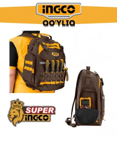 Рюкзак для инструментов INGCO HBP01028 INDUSTRIAL