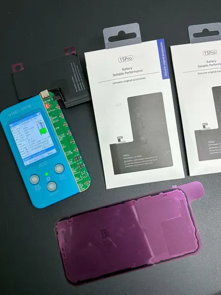Аккумулятор Filling/Ultra Capacity для iPhone 15 Pro (на контроллере Desay) 3274 mAh (коробка)