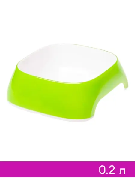 Миска Glam XS для животных пластик сиреневая 0,2 л Ferplast