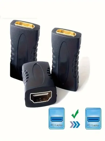 Переходник для соединения двух HDMI-кабелей, мама-мама, для монитора, ноутбука