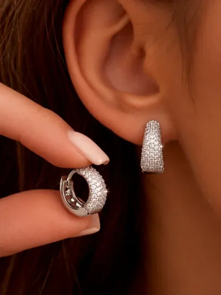 Серьги бижутерия дорожки TIFITY