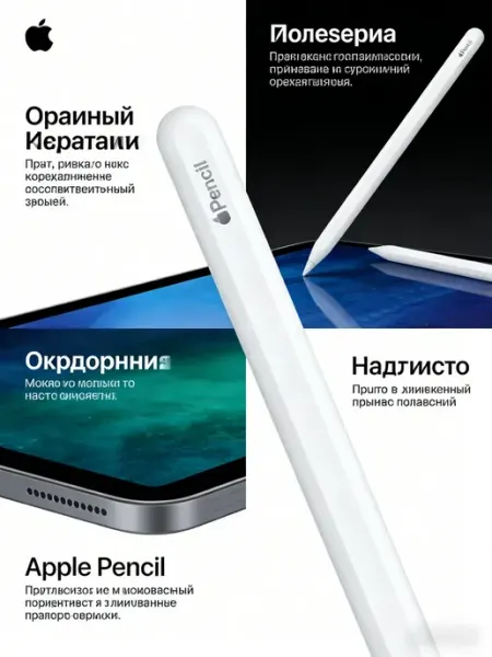 Apple Pencil 2 простой в использовании