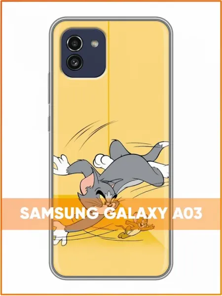 Чехол на Samsung Galaxy A03 с принтом Том Джерри Case Face