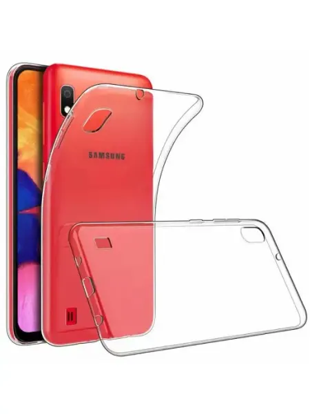 Чехол на Samsung Galaxy A10 прозрачный cиликоновый бампер Mobileplus