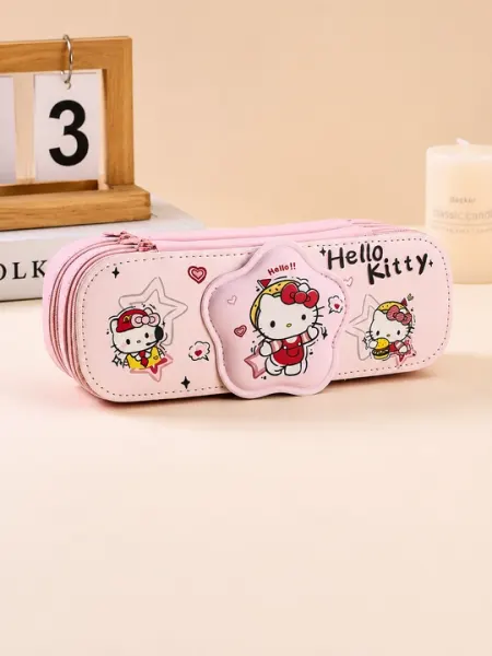 Многофункциональный школьный пенал Hello Kitty для девочек