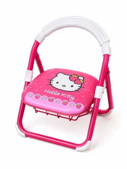 Детский складной круглый стульчик с дизайном Hello Kitty