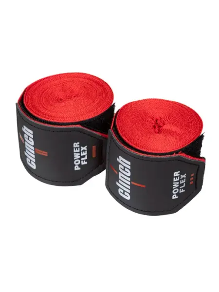 Боксерские бинты Power Flex красные, длина 2.55 м