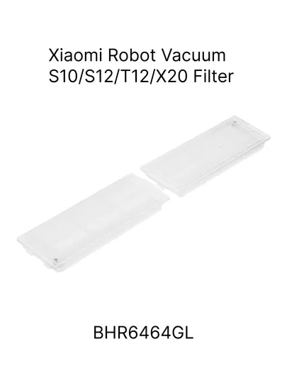 Фильтр для робота-пылесоса HEPA Xiaomi Robot Vacuum S10, S12, T12, X20, моющиеся