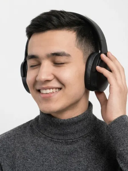 Беспроводные наушники A45, Bluetooth гарнитура, 40 мм, Type-C, 16 часов - Игровые наушники