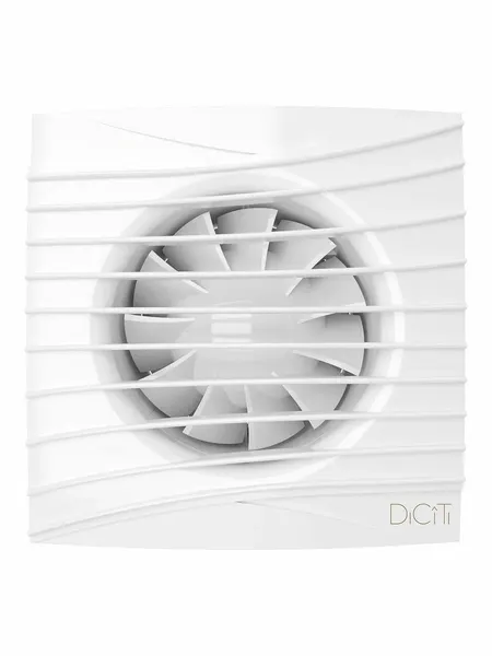 Вентилятор накладной DICITI SILENT 4C, D100 с обратным клапаном
