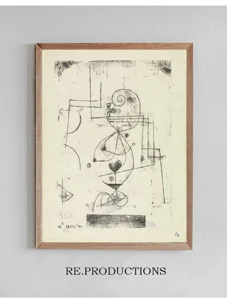 Re.productions Постер Herzdame - Paul Klee