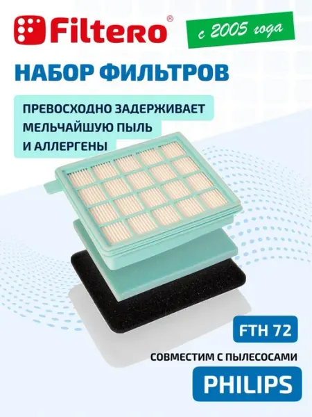 HEPA фильтр FTH 72 для пылесосов с высокой степенью очистки