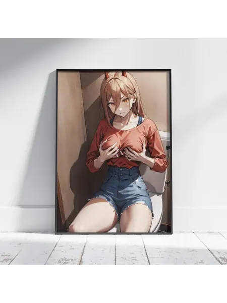 Плакат Человек Бензопила (Пауэр 11) - Постер A3 42x30 см HEAVEN POSTER