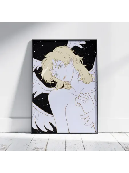 Плакат Человек дьявол плакса (Рё Аска 5) A3 42x30 см HEAVEN POSTER
