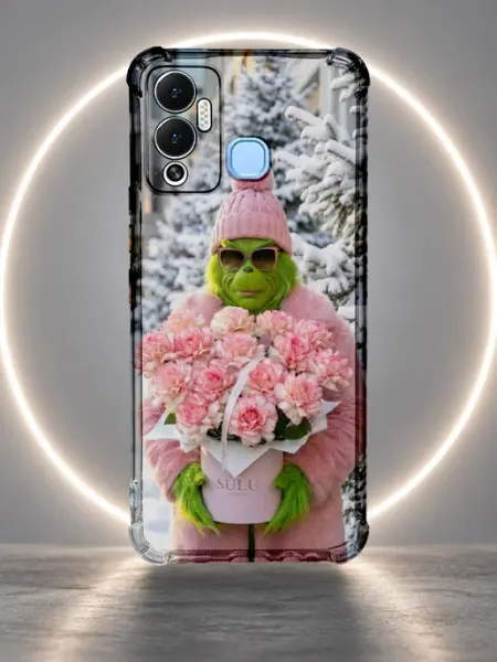 Чехол на Infinix Hot 12 Play с принтом новый год NastishkaCase