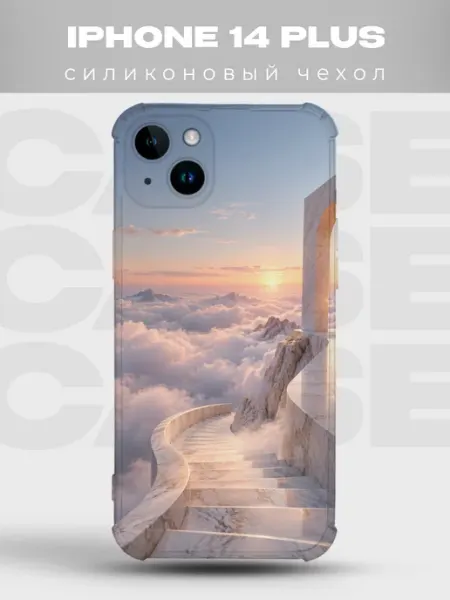 Чехол на iPhone 14 Plus с принтом плёночные кадры PRINTberries