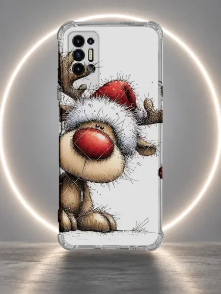 Чехол на Tecno Pova 2 с принтом новый год NastishkaCase
