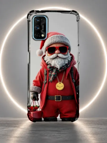 Чехол на Realme 7 Pro с принтом новый год NastishkaCase