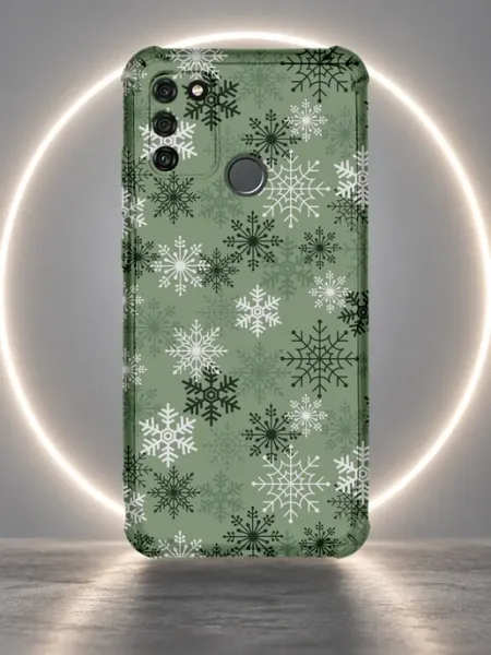 Чехол на Honor 9A с принтом зимний NastishkaCase