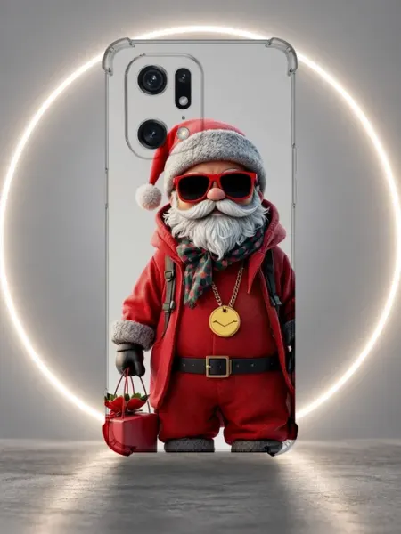Чехол на Oppo Find X5 Pro с принтом новый год NastishkaCase