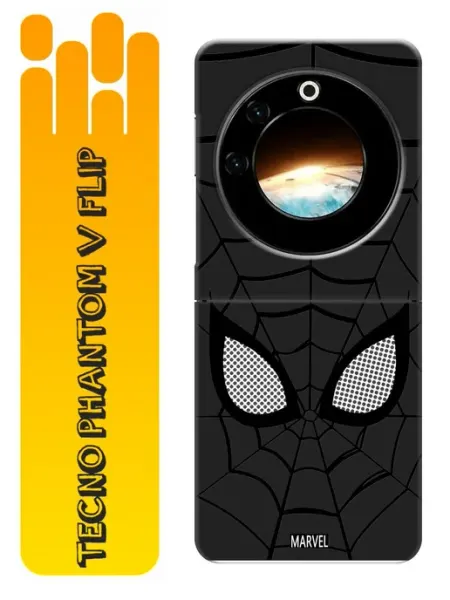 Прочный силиконовый чехол с принтом Spiderman для Tecno