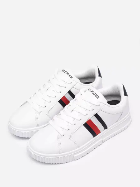 TOMMY HILFIGER Кеды кожаные спортивные
