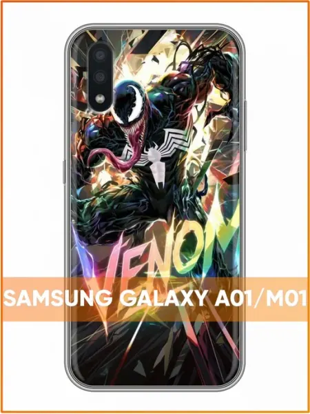 Чехол на Samsung Galaxy A01 с принтом Веном Case Face