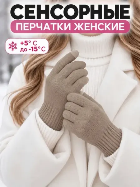 Перчатки сенсорные и теплые BEBIKOO