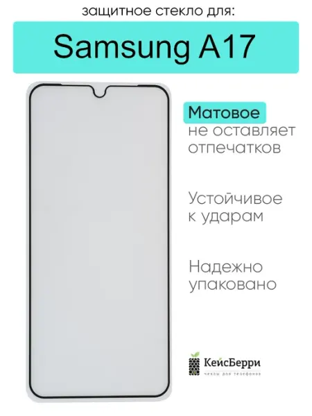 Защитное стекло для Samsung Galaxy A17 КейсБерри.