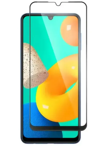 Защитное стекло для Samsung Galaxy A33 черная рамка GlassPro