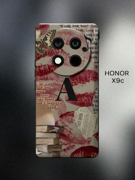 Чехол на HONOR X9c с буквой а ABX-case