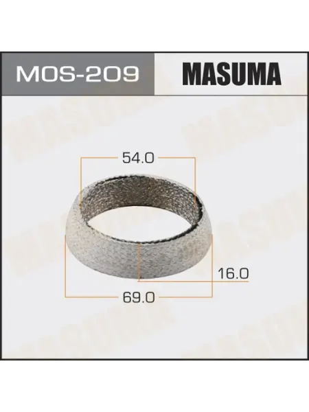 Кольцо глушителя 54 x 69 x 16 MASUMA