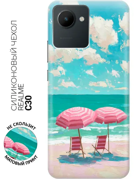 Чехол на C30 яркий Realme