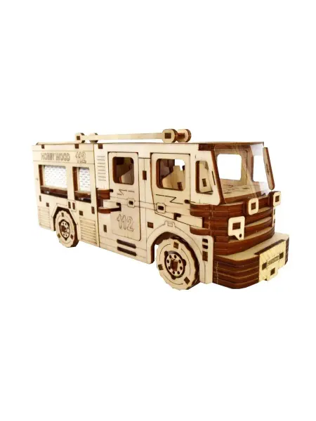 HobbyWood Деревянный конструктор Пожарная машина