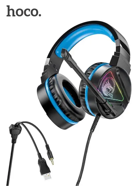 HOCO Наушники W104 игровые проводные с микрофоном