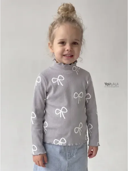 Водолазка детская в рубчик YOULALA