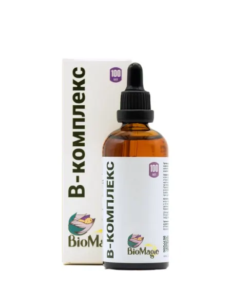 BioMagic B-комплекс, витамины группы B для детей и взрослых, 100 мл - Витамины В