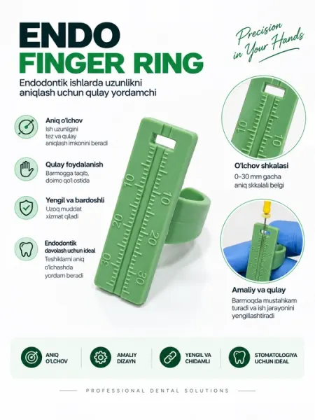 ENDO FINGER RING — эндодонтическое измерительное кольцо - Медицинские инструменты